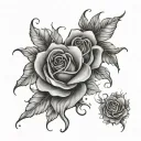 soul mates tattoo design idea
