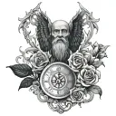 divine comedy tattoo design idea