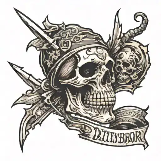 death before dishonor tattoo design idea