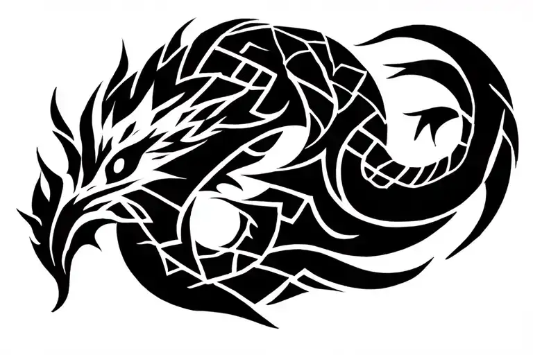 naga tattoo design idea