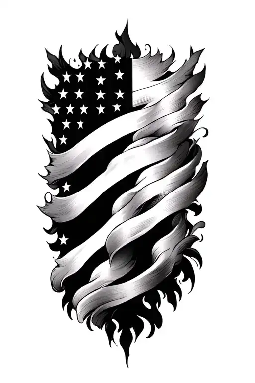 add polish flag colors to it, make the wall barely visible so other tattoos could fade into tattoo design idea