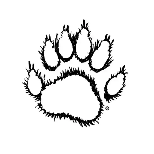 MTB, Table tennis, Dog's paw print tattoo design idea