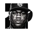 50 Cent tattoo design idea