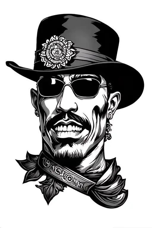 Cholo Chicano Gánster tattoo design idea