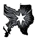 Texas And Illinois  tattoo design idea