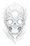 cybersigilism design lines tattoo design idea