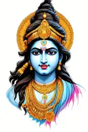 Create tattoo samples for complete arm from shoulder to 1 inch below the elbow of lord Shiva, Time, Trishul, etc tattoo design idea