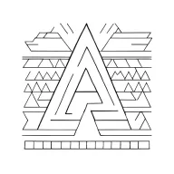 "A" Aztec Pyramid tattoo design idea
