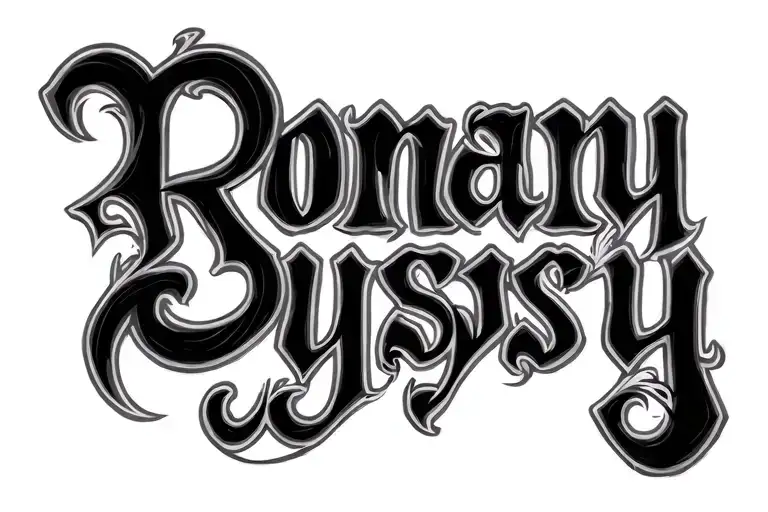 "Romany gypsy " romany gypsy words tattoo design idea