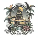 hotel California tattoo design idea