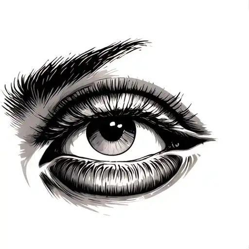 smile more wrotten on the eyelids  tattoo design idea