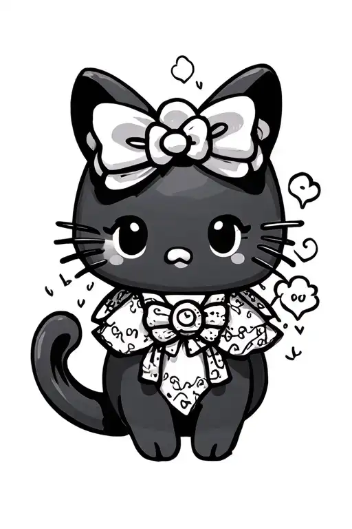 sanrio tattoo design idea