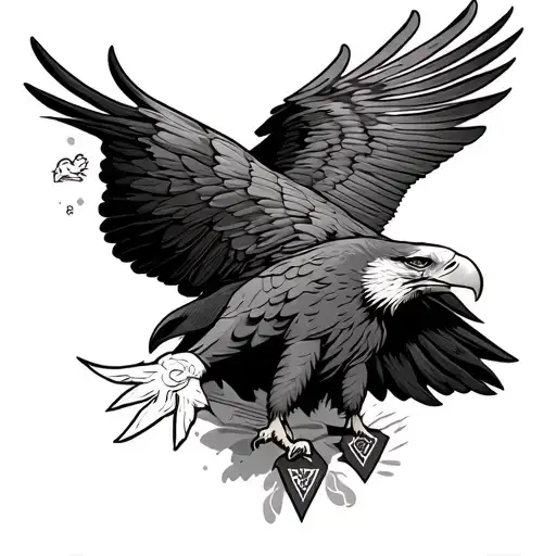 Eagle Scout tattoo design idea