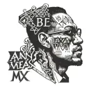 By Any Means Necessary Malcolm X write "Irina" tattoo design idea