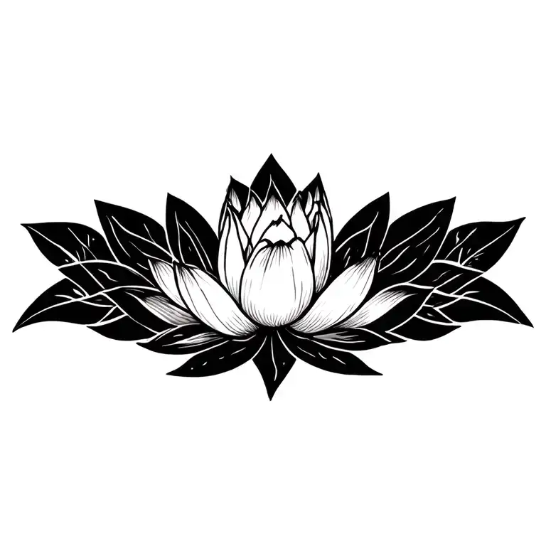 moon star planet mandala lotus flower design inspired tattoo design idea