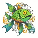 Phish tattoo design idea