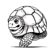 turtle baseball tattoo design idea
