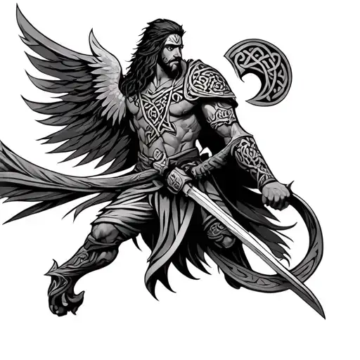 Celtic warrior tatoos  tattoo design idea