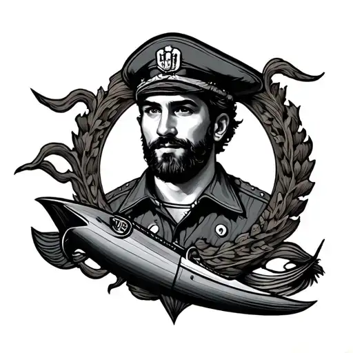 seaman tattoo design idea