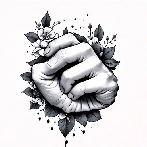 pinky promise tattoo design idea