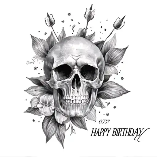 birthday 07/26/77 tattoo design idea