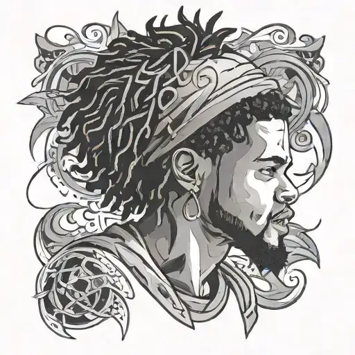 J. Cole tattoo design idea