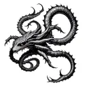 Hydra tattoo design idea