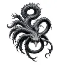 Hydra tattoo design idea