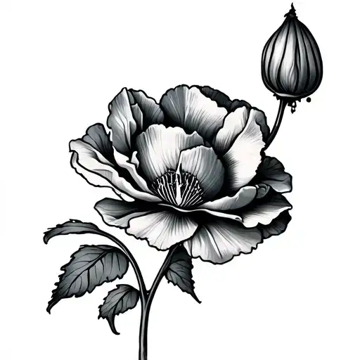 opium hand tattoo including the fingers, male tattoo design idea