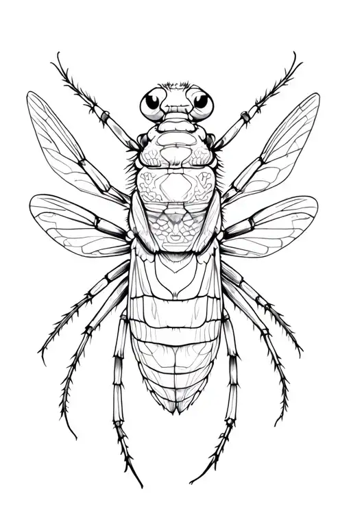 Cicada tattoo design idea