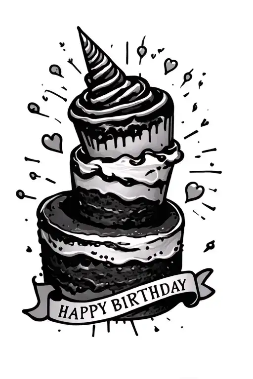 birthday and name tattoo tattoo design idea