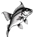 carp fish tattoo design idea