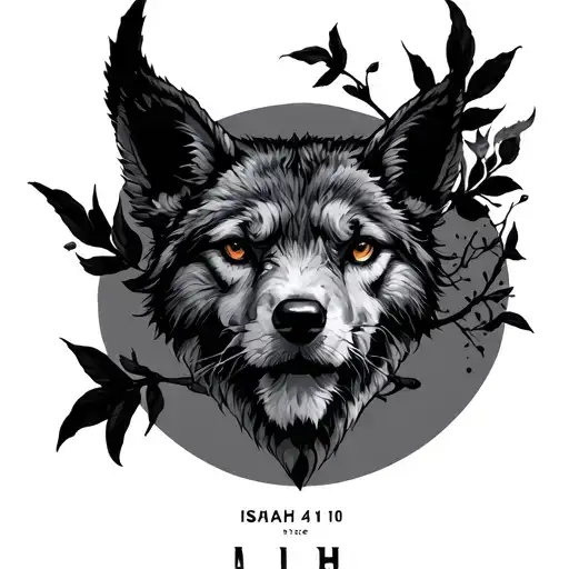 Isaiah 41 10 tattoo design idea