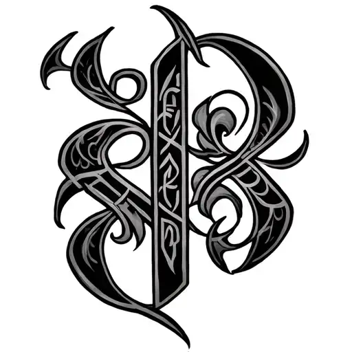 Two Word Ambigram Generator tattoo design idea