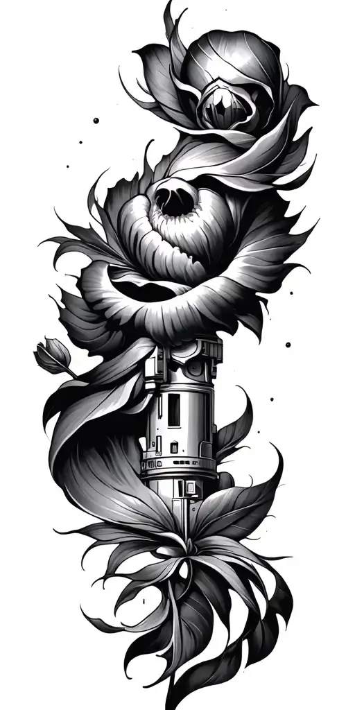 Shooting for your goals tattoo design idea