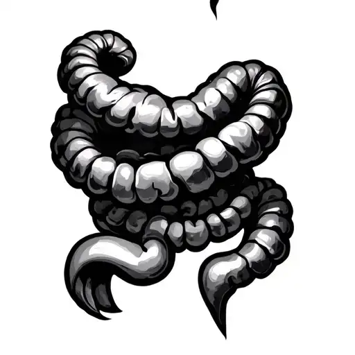 Colon Cancer tattoo design idea