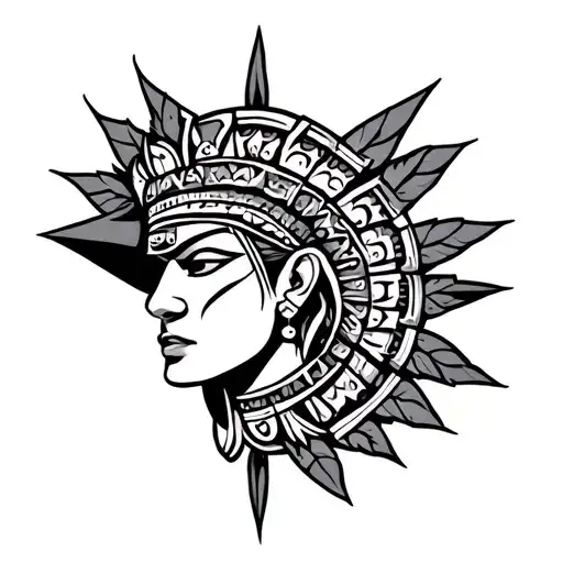aztec tatoo design tattoo design idea