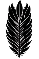 eagle feather tattoo design idea