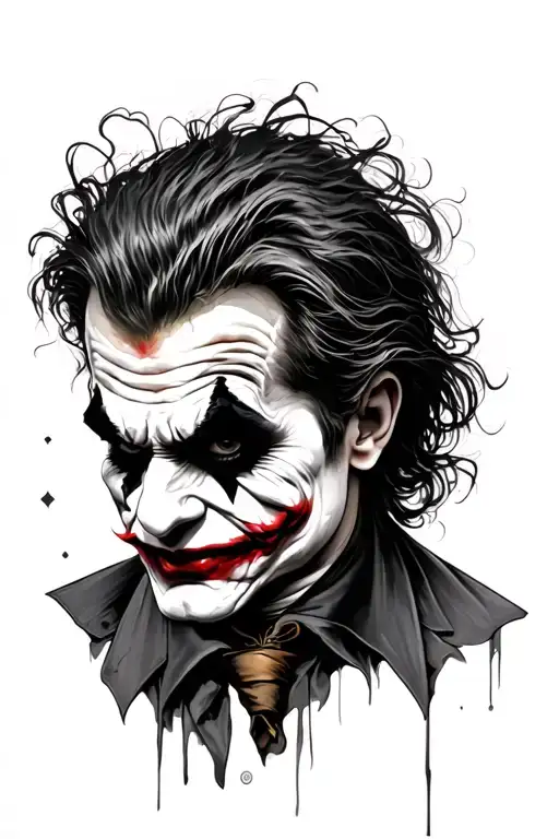 joker why so serious tattoo design idea