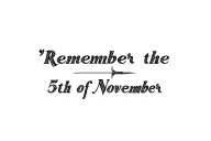 "Remember the 5th of November " Rose and dagger tattoo design idea