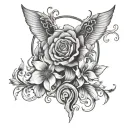 Letting Go tattoo design idea