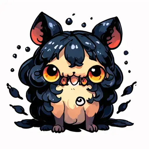 Ghibli soot sprites tattoo design idea