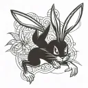 bugs bunny tattoo design idea