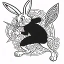 bugs bunny tattoo design idea