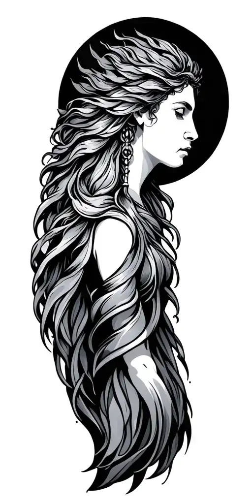 Aquarius tattoo design idea