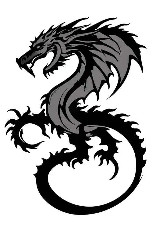 aries symbol dragon tattoo design feminine tattoo design idea