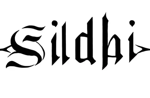 "Siddhi" tattoo design idea