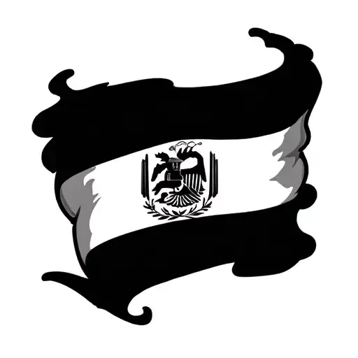 Ecuadorian flag tattoo design idea