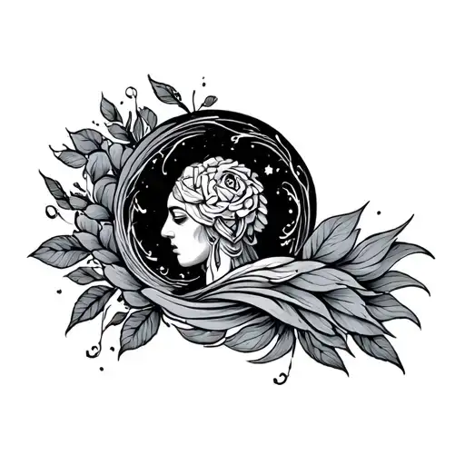 7 days of creation tattoo design idea