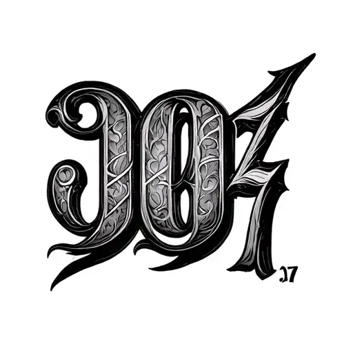 09/08/07 Roman numerals tattoo design idea